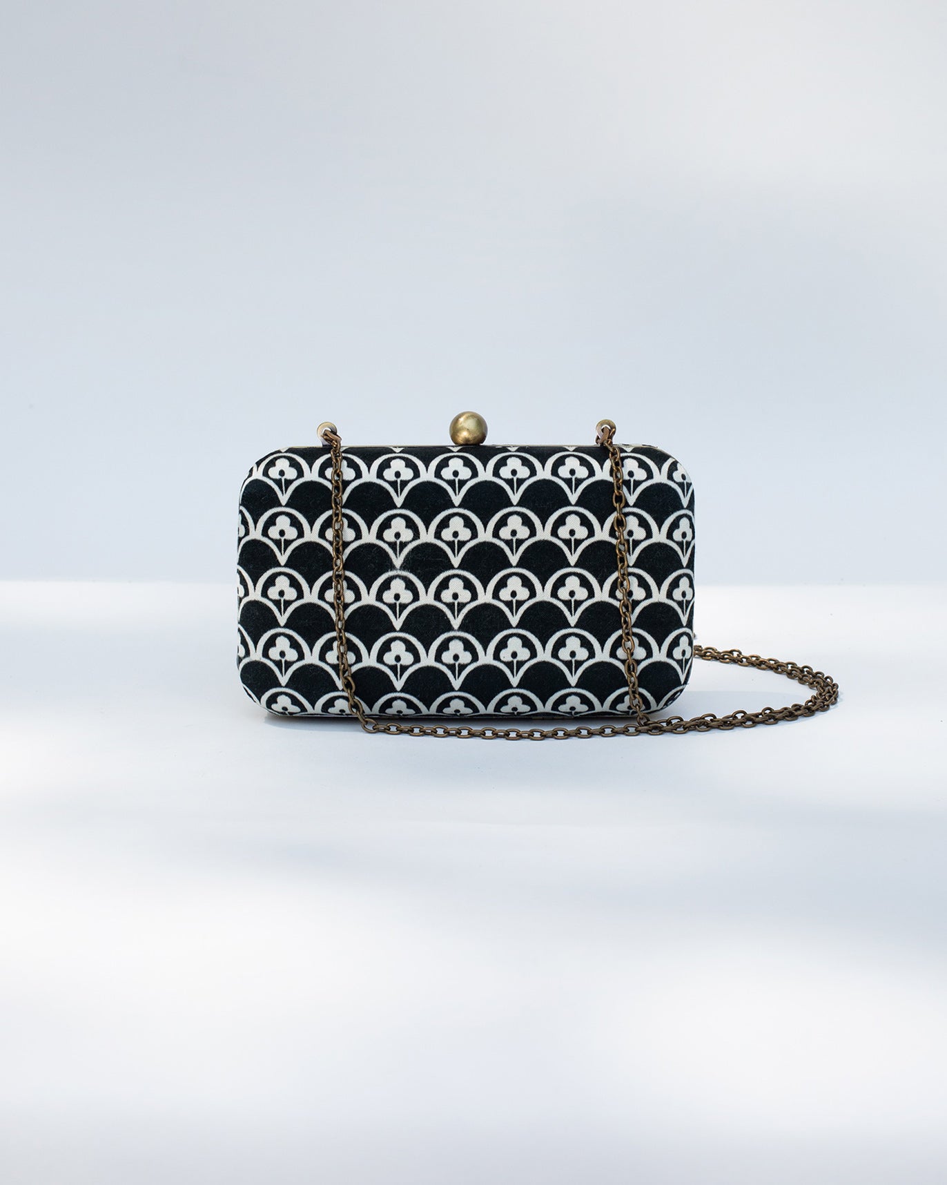 Martini Clutch - Black & White