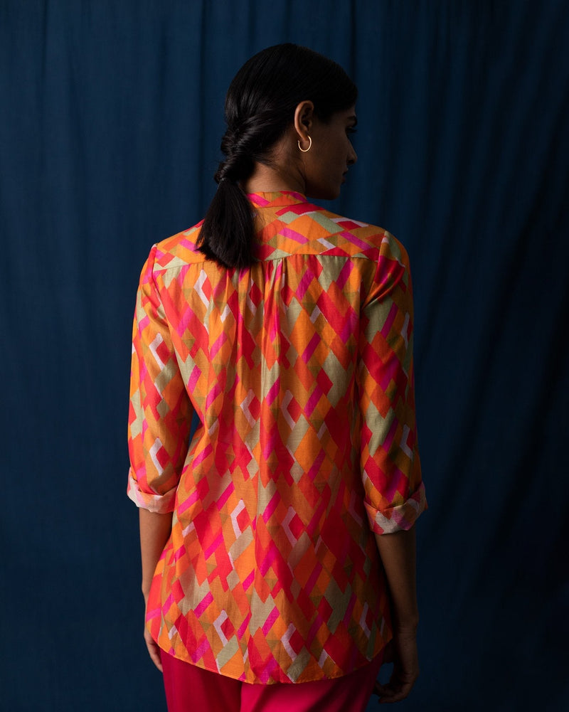 Mandarin Collar Top