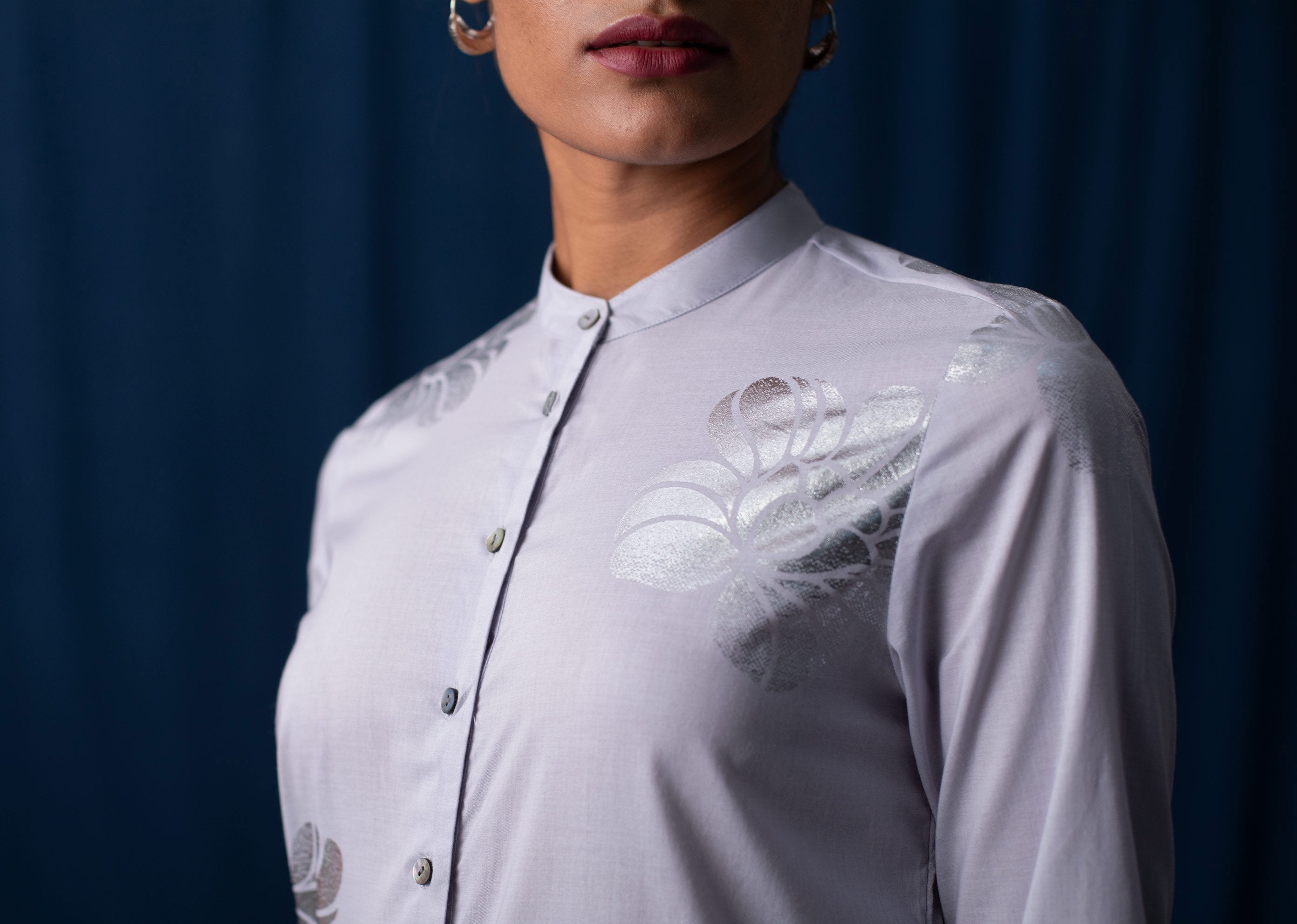Full Sleeve Kurta - Grey