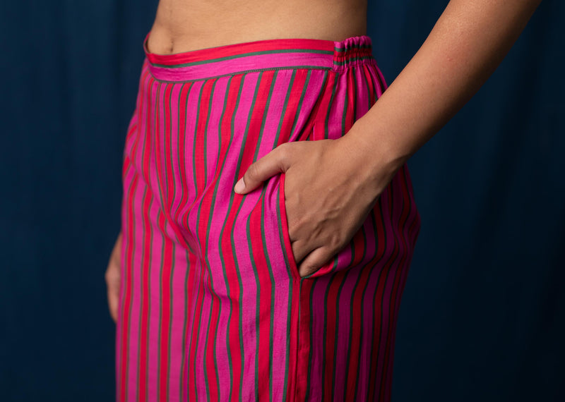 Basic Pyjamas - Pink & Red