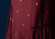 Pleat Dress - Red