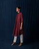 High Neck Kurta - Red
