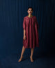 High Neck Kurta - Red
