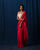 Forest Flame Sari - Red
