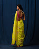 Forest Light Sari - Lime