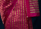 Afterglow Sari - Fuchsia & Gold