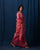 Afterglow Sari - Fuchsia & Gold
