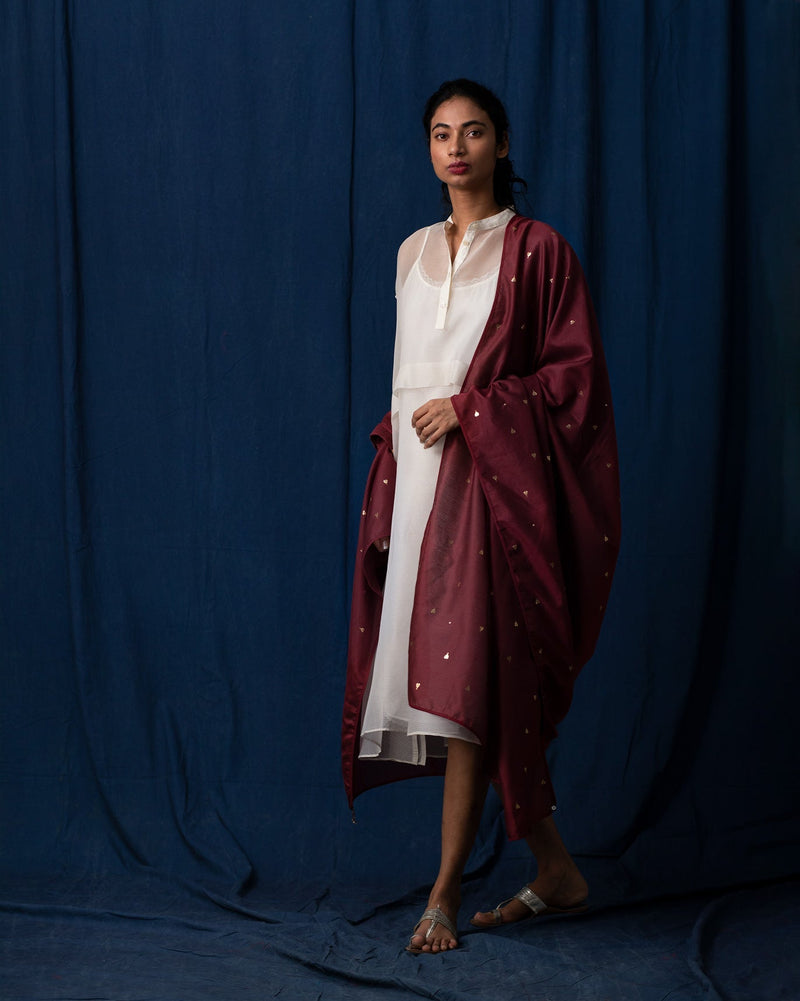 Horizon Dupatta - Red