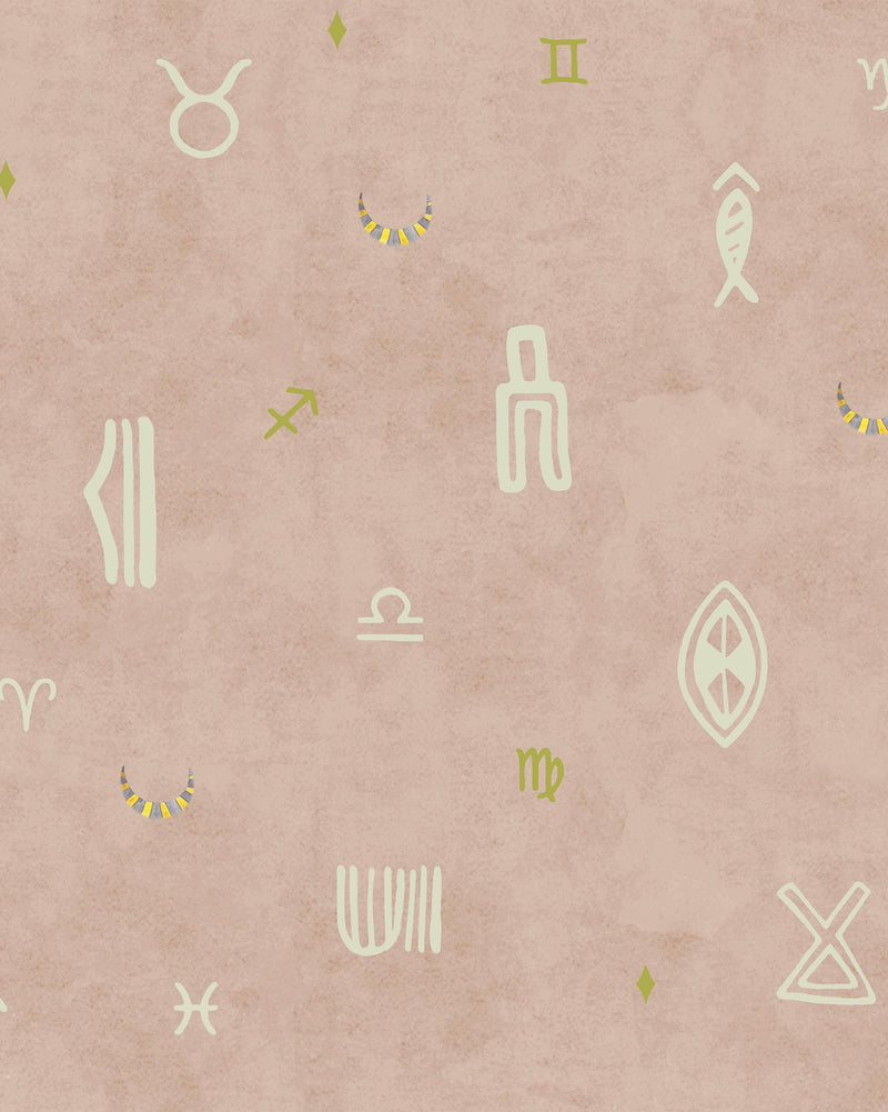 Indus Moon Wallpaper - Blush