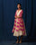 Afterglow Dupatta - Fuchsia & Gold
