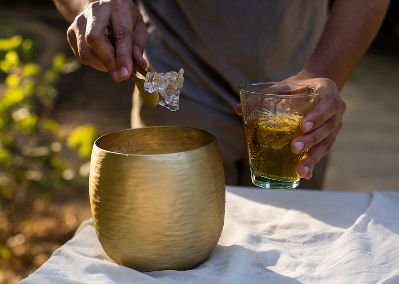Champa Ice bucket & tongs