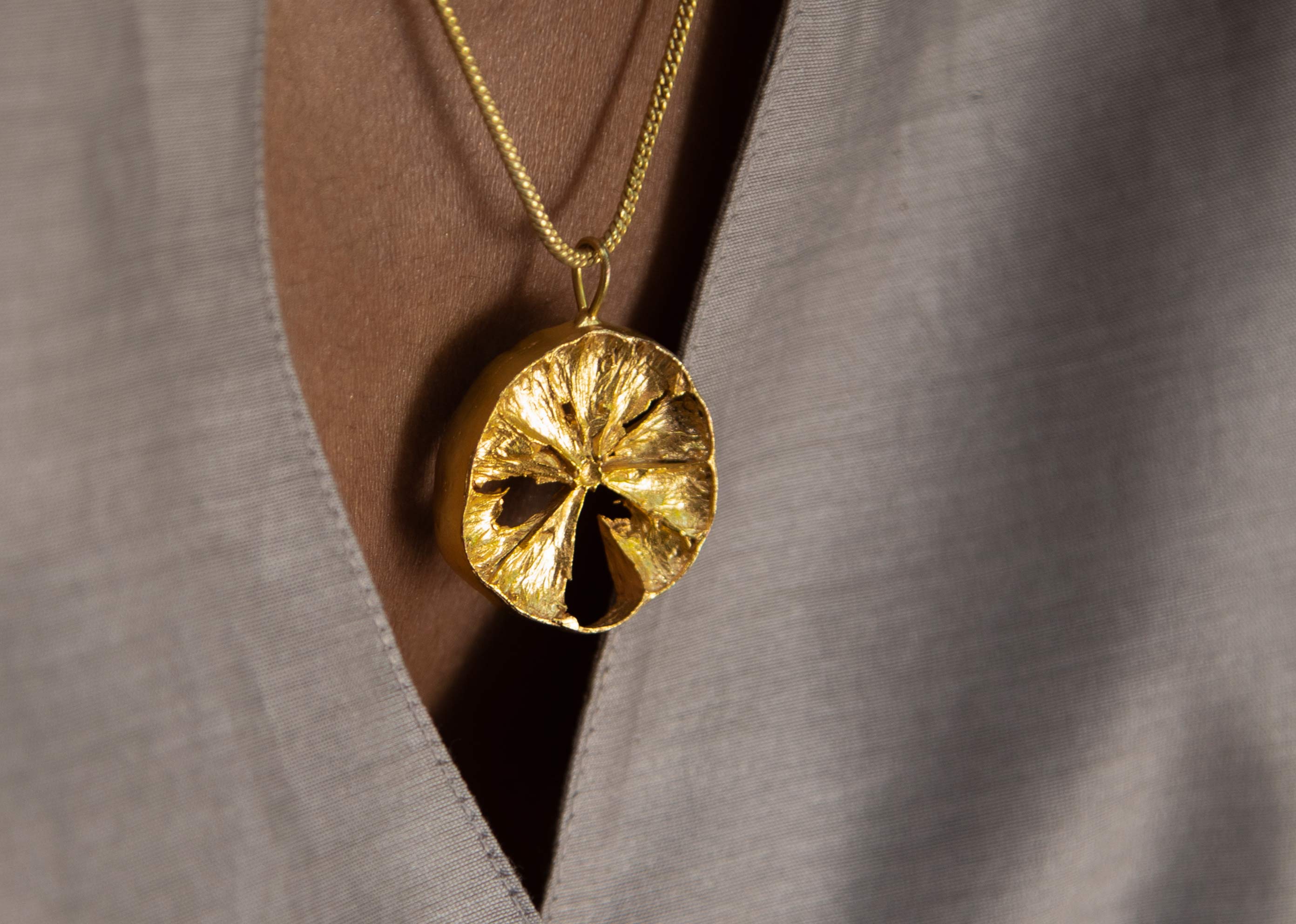 Lemon slice charm