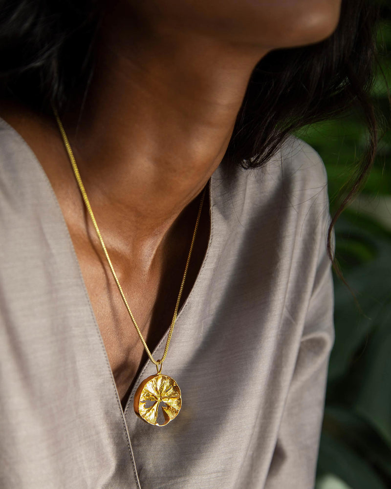 Lemon slice charm