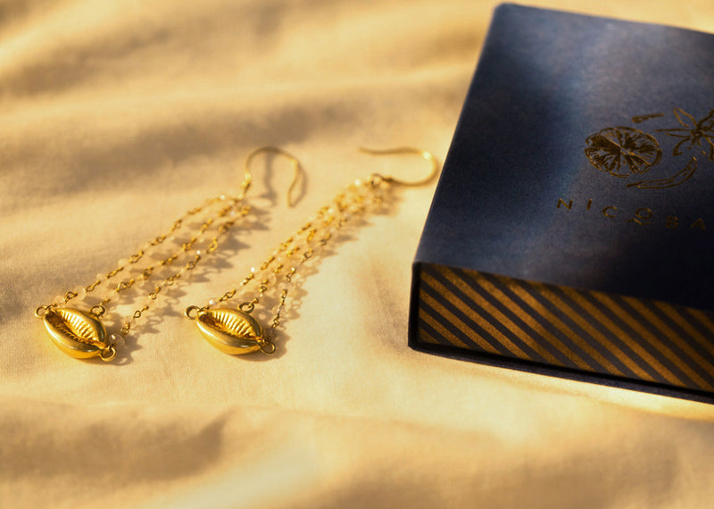 Moon-Salt Drop Earrings