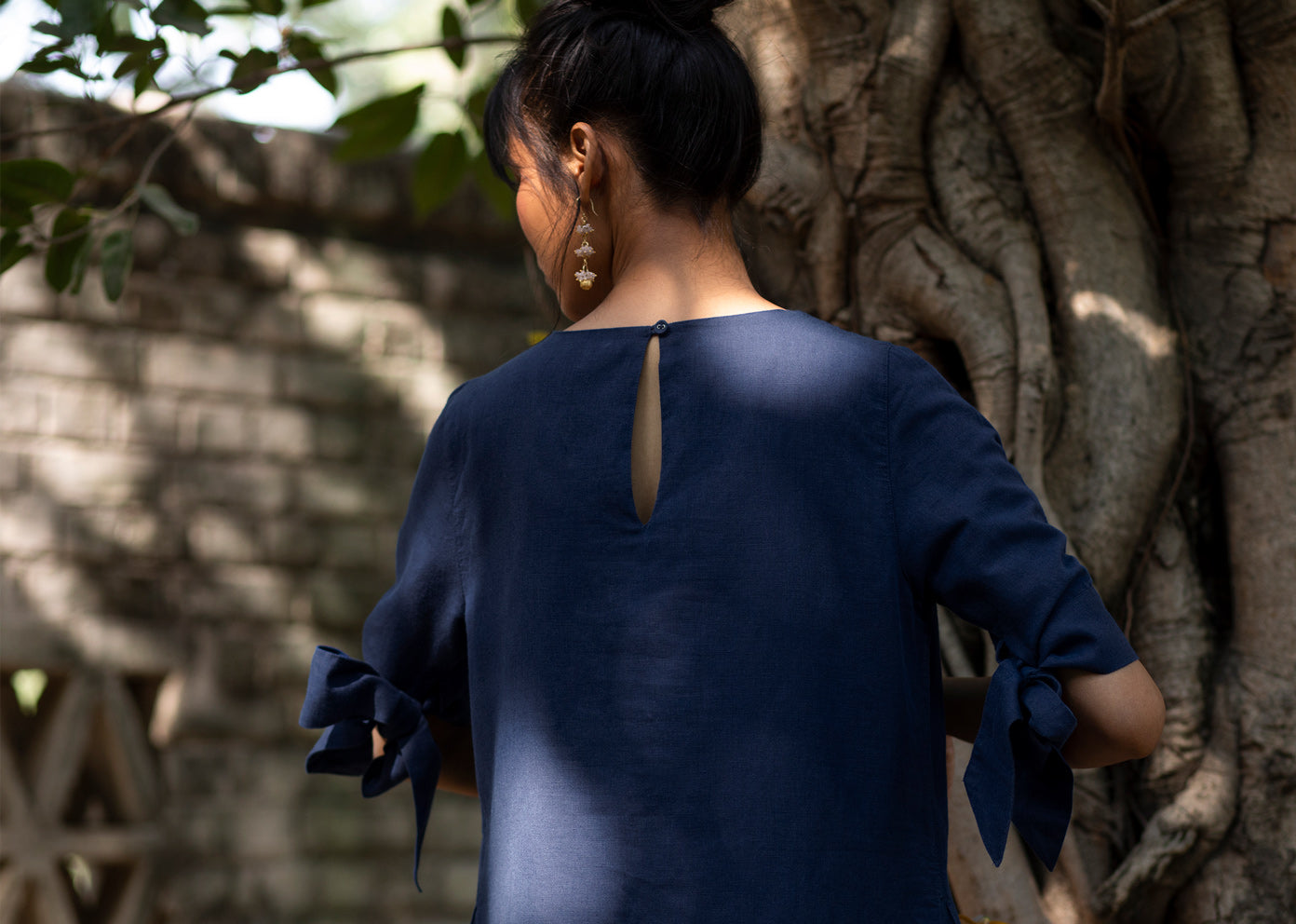 A-line Dress - Indigo