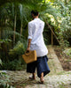 Basic Mid-length Kurta - White