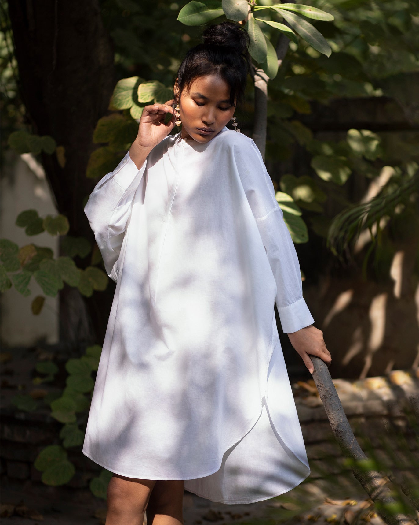 Lazy Sunday Tunic - White