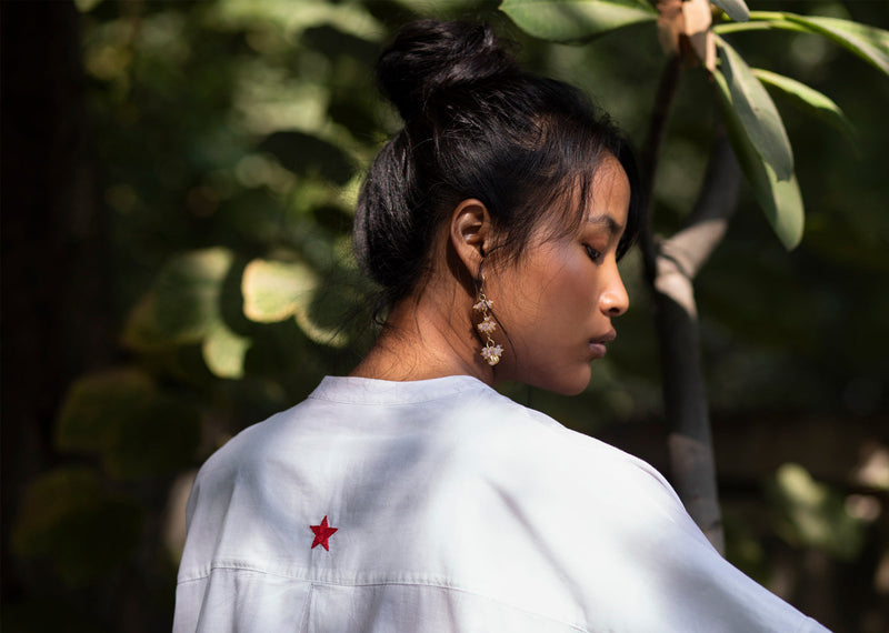 Lazy Sunday Tunic - White
