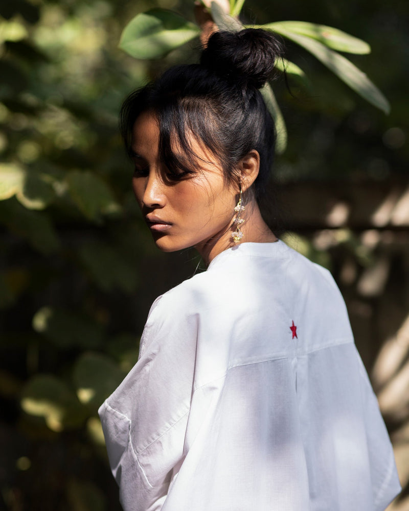 Lazy Sunday Tunic - White