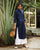 Basic Long Kurta - Blue
