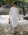 Basic Long Kurta - White