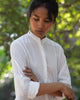 Basic Long Kurta - White