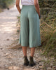Kasumi Cropped Trousers - Olive