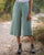 Kasumi Cropped Trousers - Olive