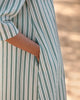Compass Stripe Dress - Olive