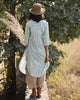 Button-down Stripe Top - Olive