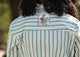 Button-down Stripe Top - Olive