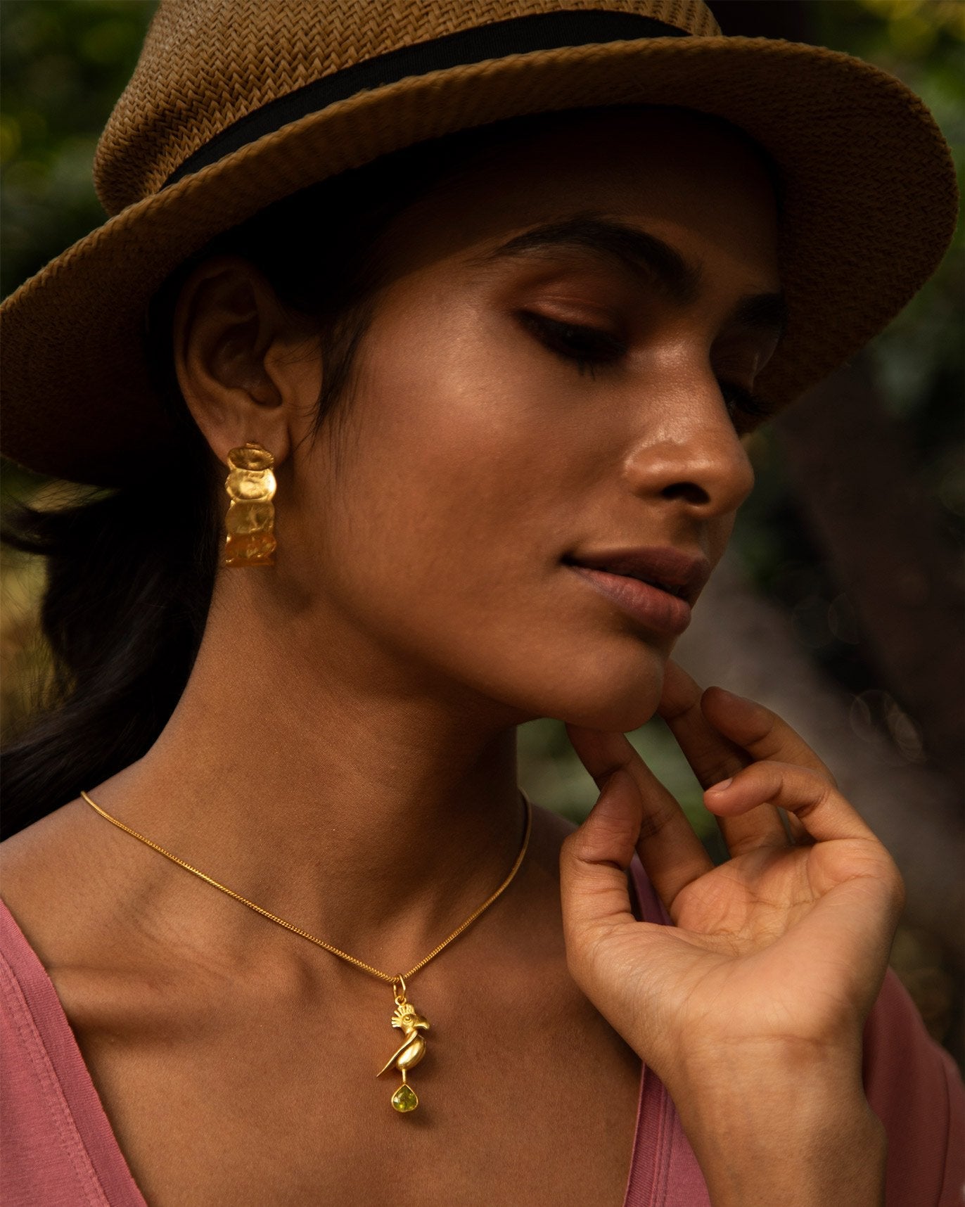 Parrot Charm - Gold