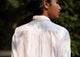 Cantonese Collar Top - White