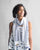 Dokai Scarf - White & Navy