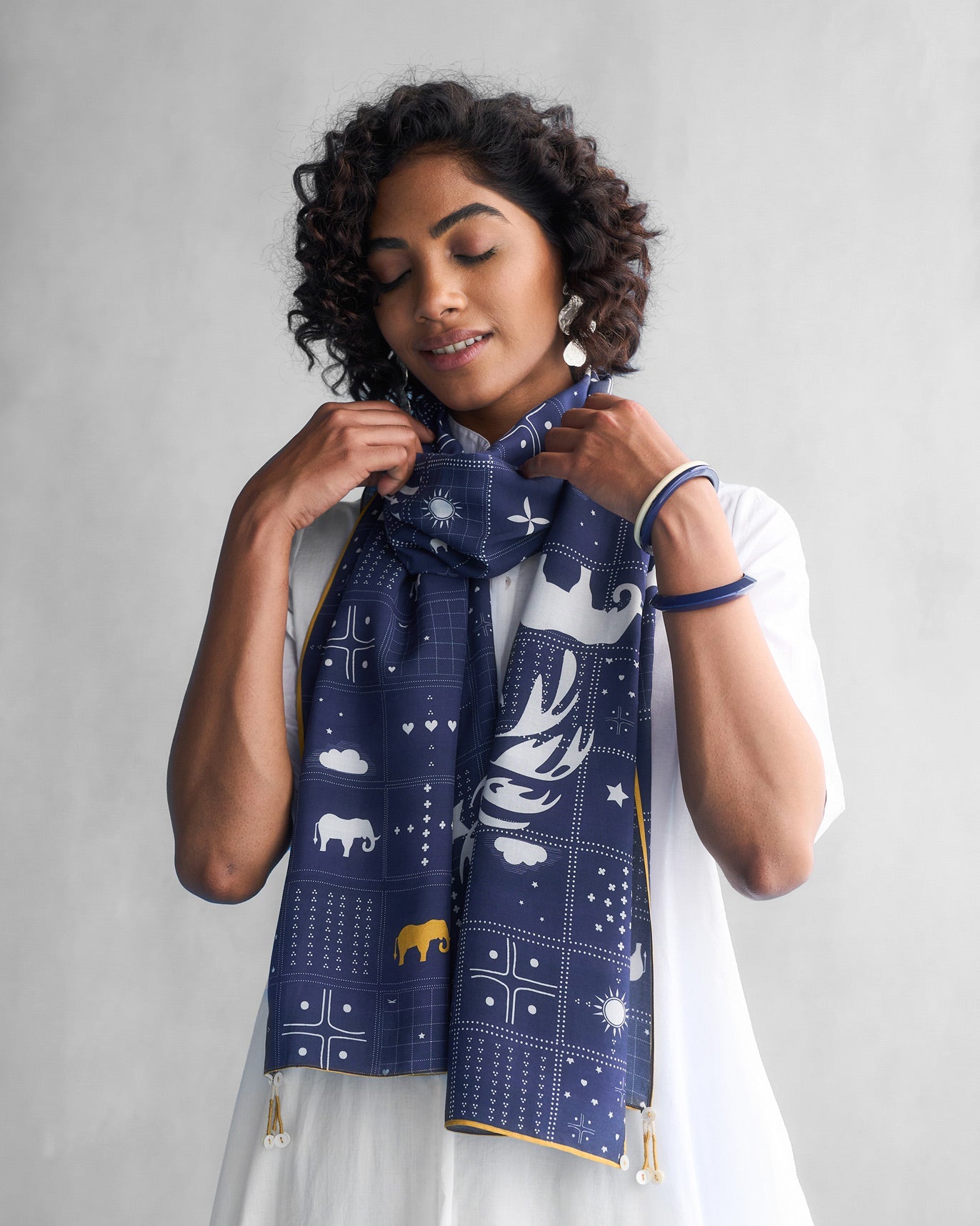 Parken Scarf - Navy