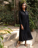 Back Knot Kurta - Black