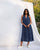 Halter Dress - Indigo