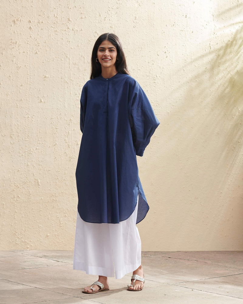 Lazy Sunday Tunic - Indigo