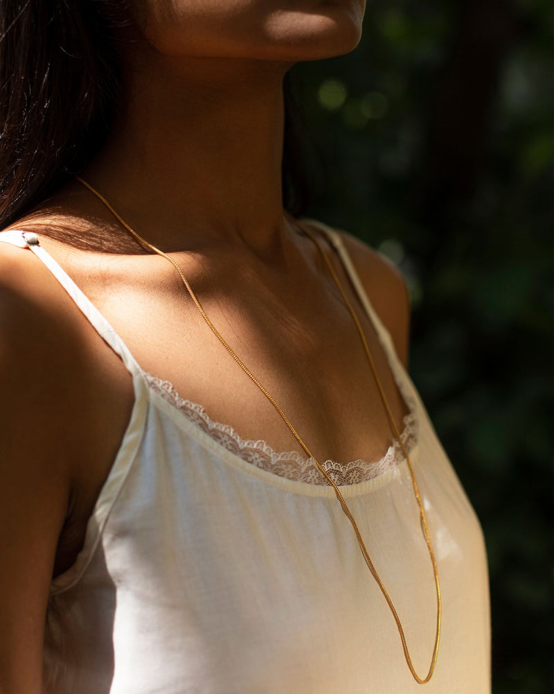 Gold Plated Snake Chain - Large