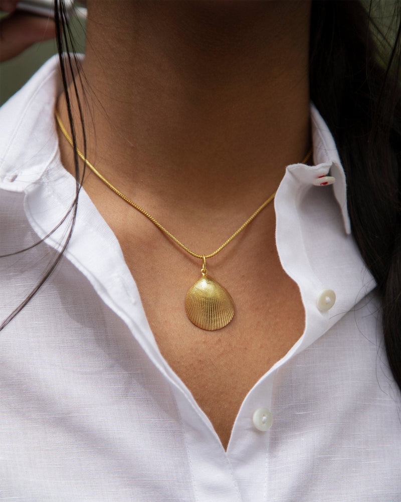 Fan Shell Pendant - Small