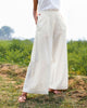 Front Pleat Trousers - Ivory