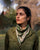 Grid Scarf - Olive