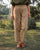Front Pleat Pant - Tan