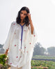 Dori Top - Ivory & Red