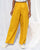 High Waist Pants - Ochre