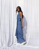 Front Zipper Jumpsuit - Blue