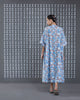 Front Gathered Kaftan - Blue