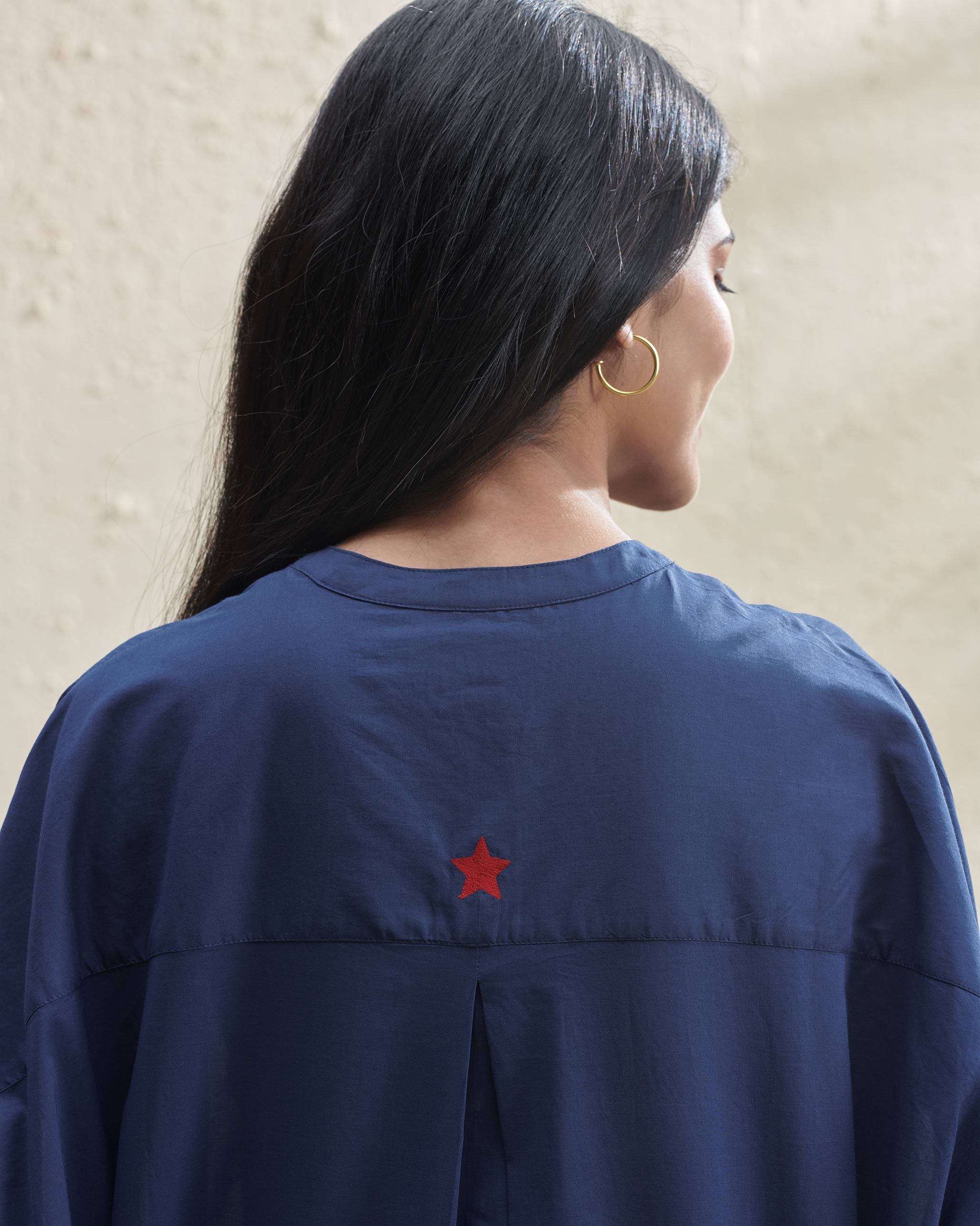 Lazy Sunday Tunic - Indigo