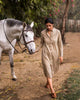 Pristine Stripe Dress - Tan