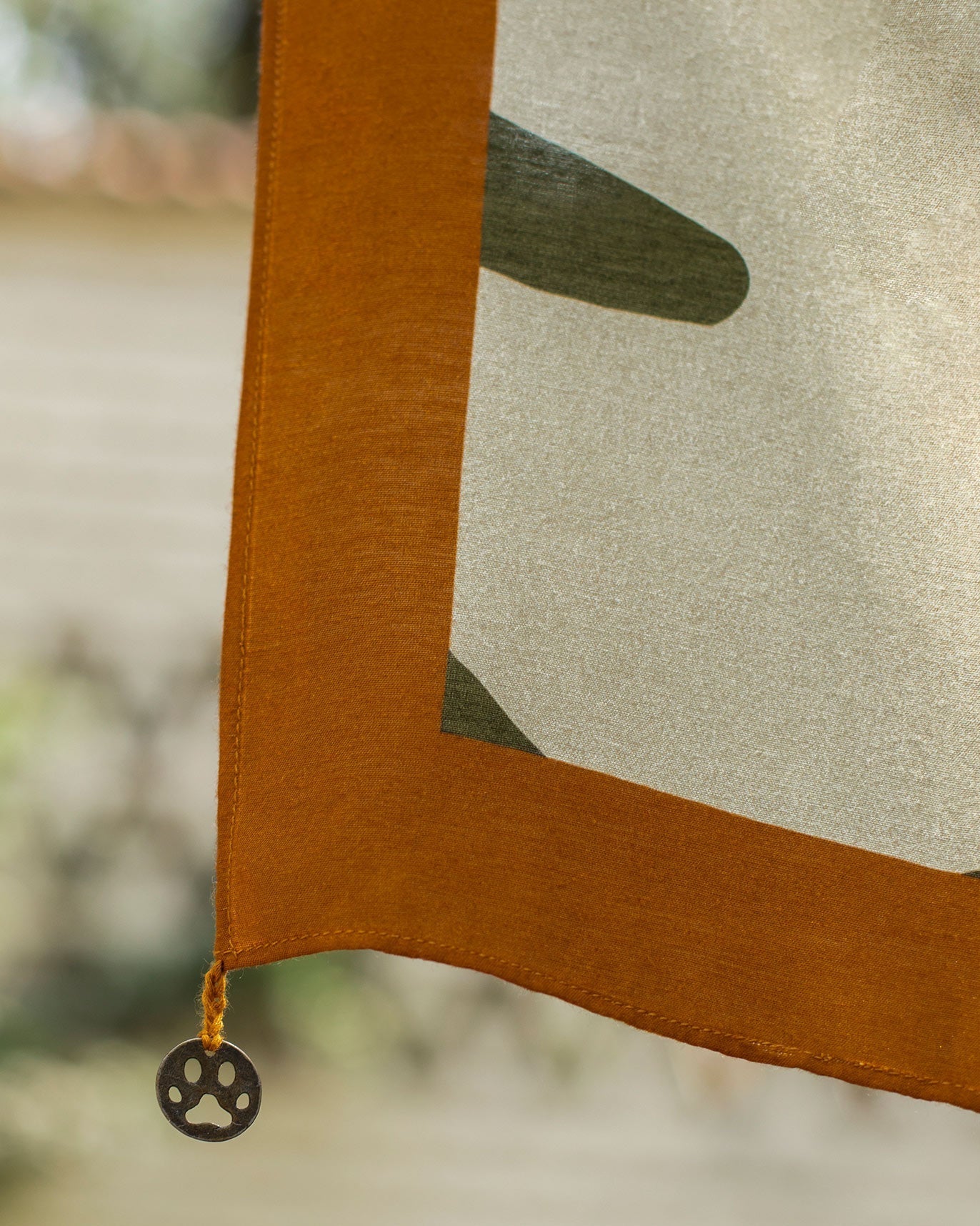 Palm Scarf - Brown